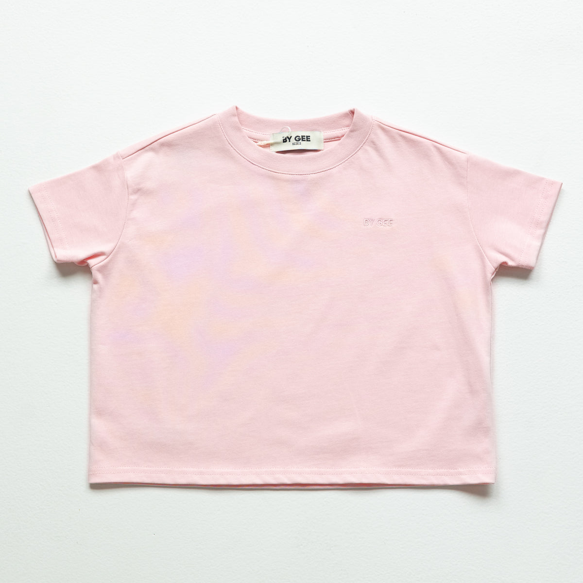 Kids Organic Essential Boxy Tee - Strawberry