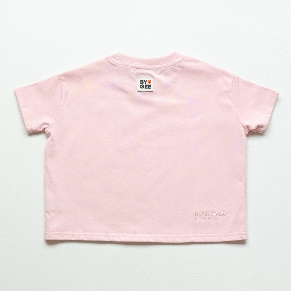 Kids Organic Essential Boxy Tee - Strawberry