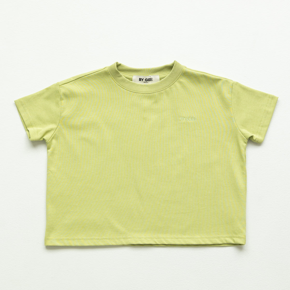 Kids Organic Essential Boxy Tee - Apple Green
