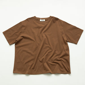 Women's Organic Essential Boxy Tee - Chocolate
