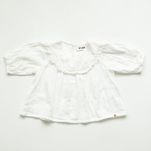 Ruffle Blouse - Cream