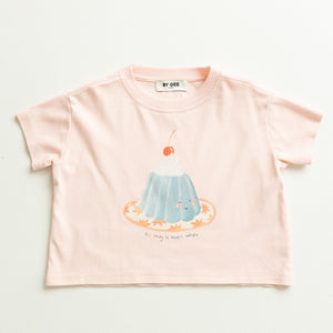 Wobble Oversized Boxy Tee - Pink