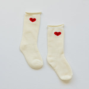 Cotton Mini Slouch Sock - Red Heart