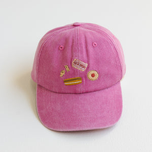 Kids Bickie Break Cap - Acid Wash Pink