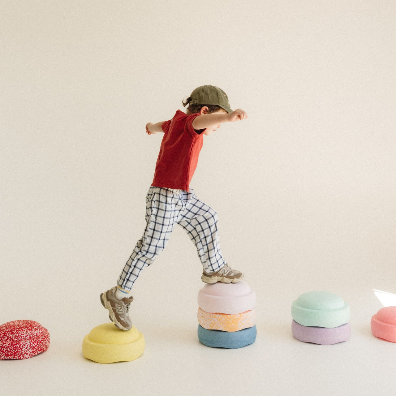 Kids Organic Essential Boxy Tee - Tomato