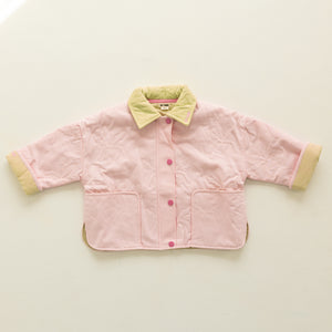 Radish Cotton Quilted Jacket - Tulip