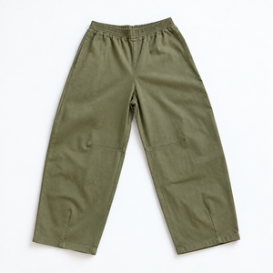 Women's Barrel Leg Pants - Khaki